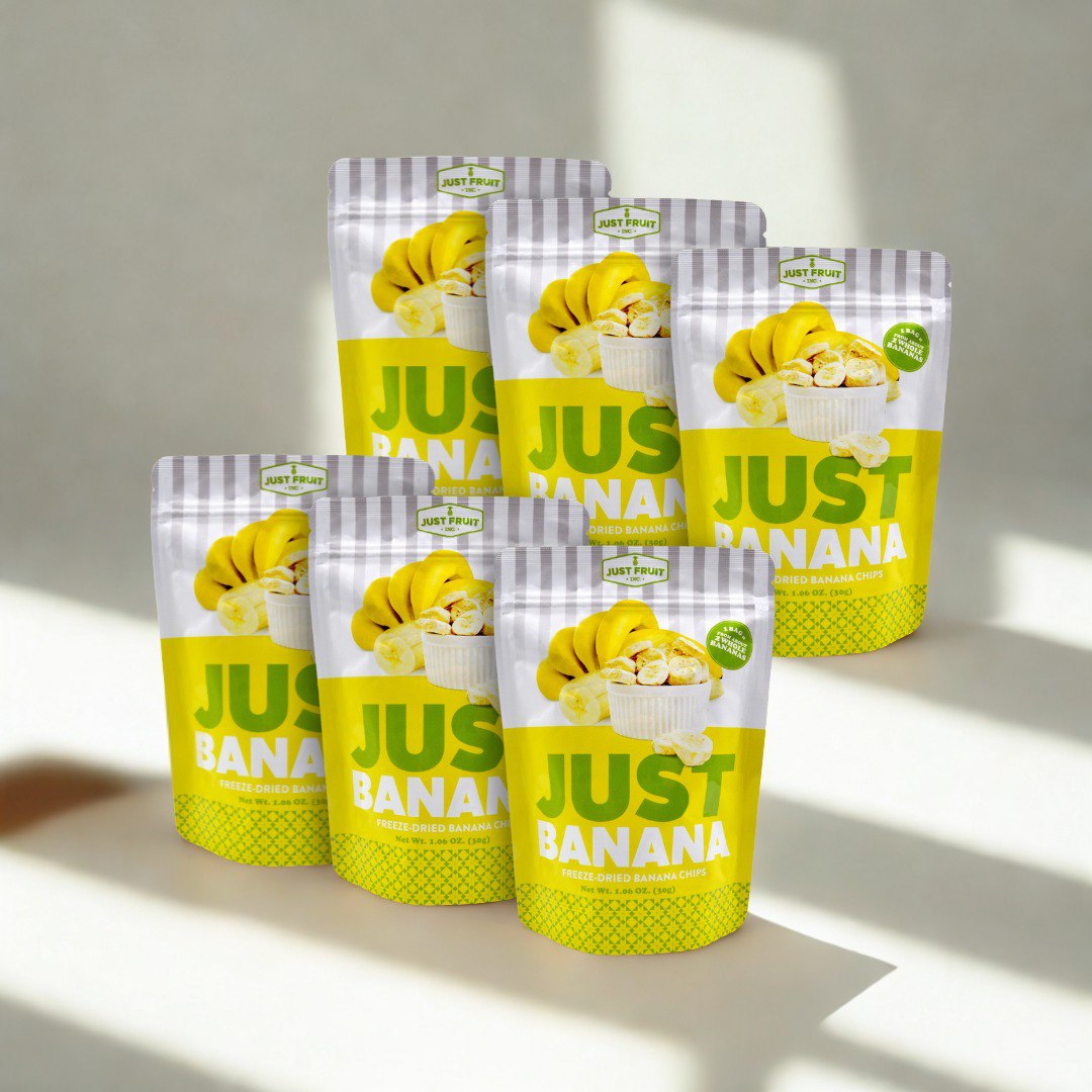 Just Banana Bundle of 6 packs (30g/pack)