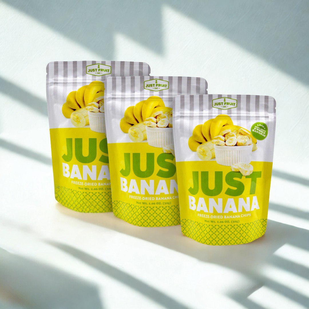 Just Banana Bundle of 3 packs (30g/pack)