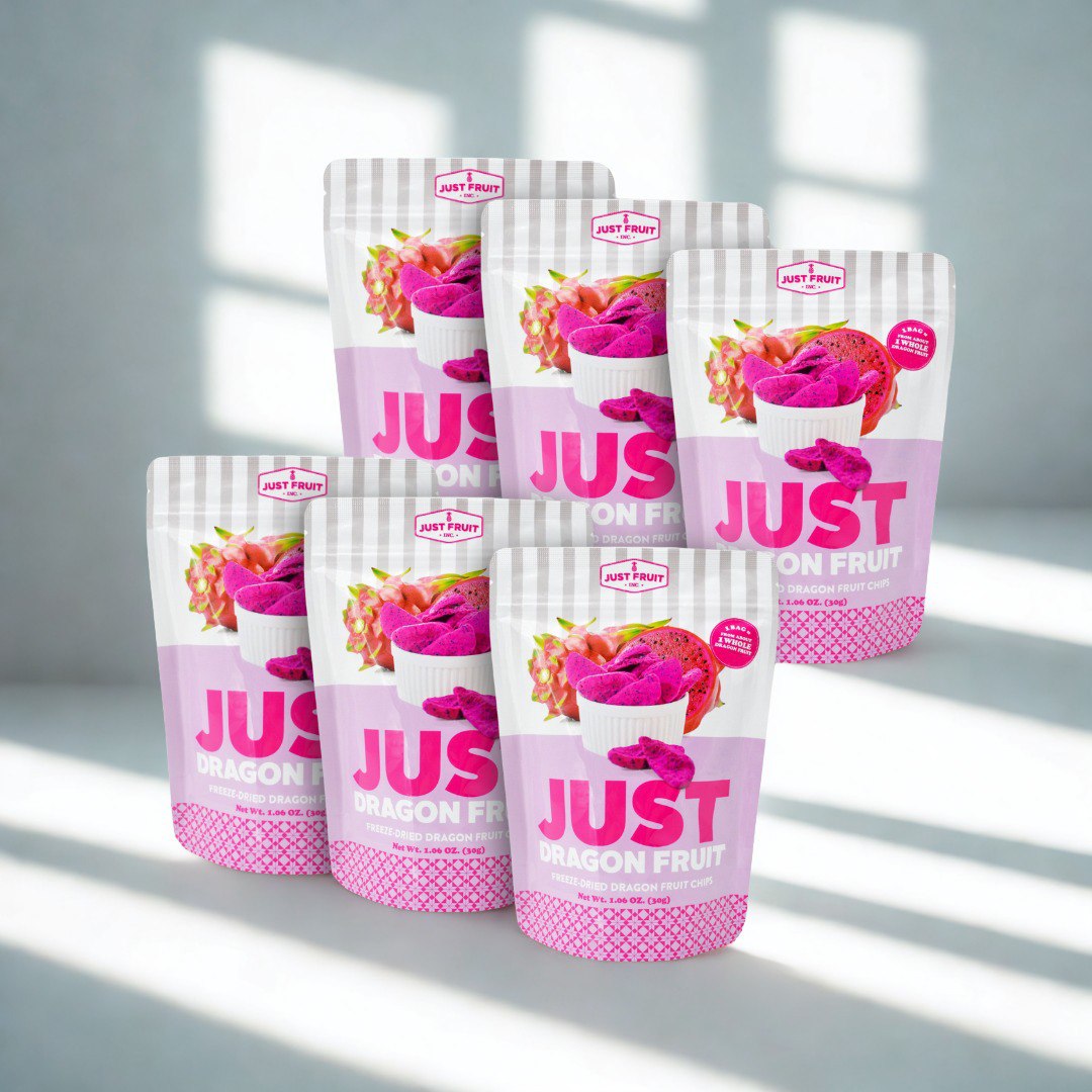 Just Dragon Fruit Bundle of 6 packs (30g/pack)