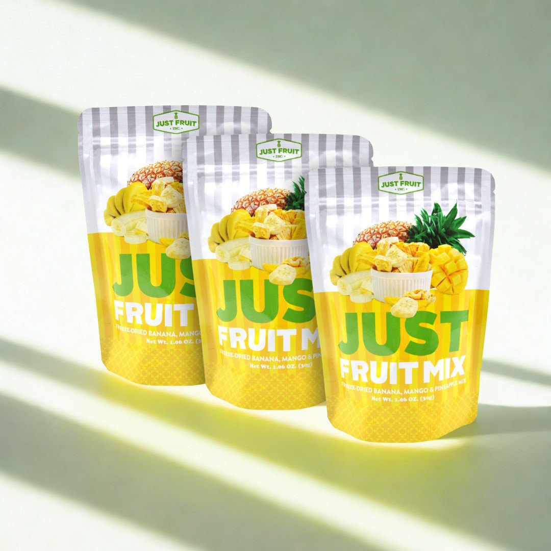 Just Fruit Mix (Banana, Mango & Pineapple) Bundle of 3 packs (30g/pack)