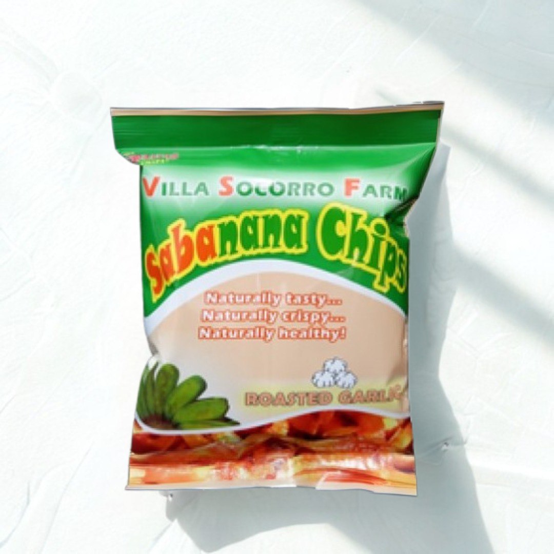 Sabanana Banana Chips - Roasted Garlic 30g