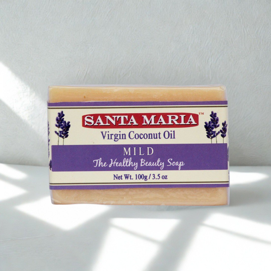 Handmade Virgin Coconut Oil Healthy Beauty Bar Soap (Mild) 100g