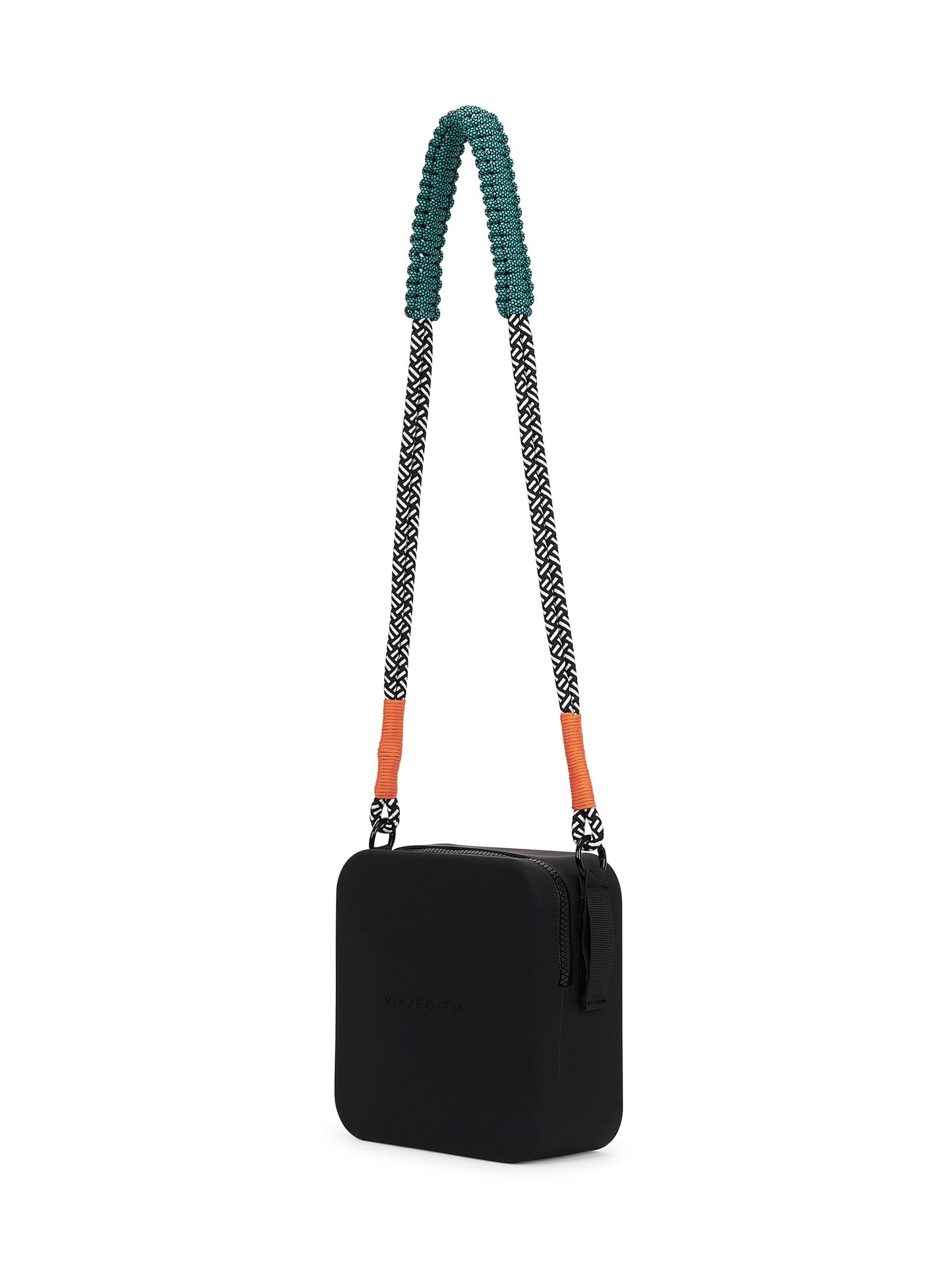 XL Twist Set - Black with Forest Green, Black, White and Orange Short Strap