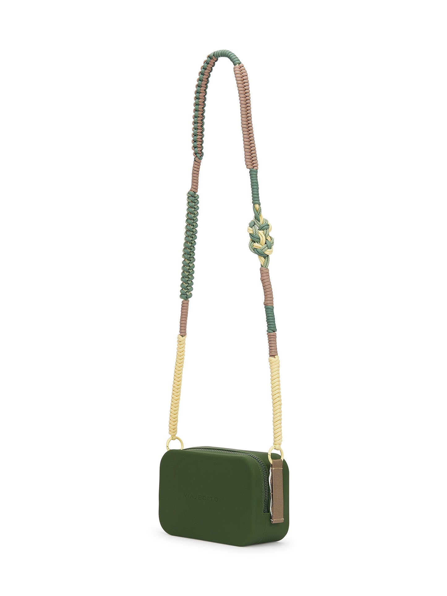 Classic Twist Set - Hunter Green with Olive Green, Fog and Granola Long Strap