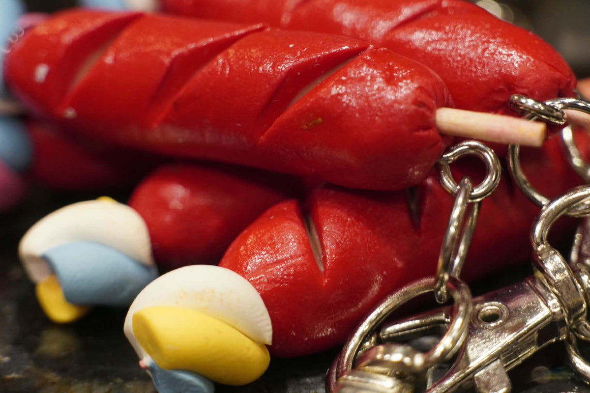 Birthday Hotdog Bag Charm