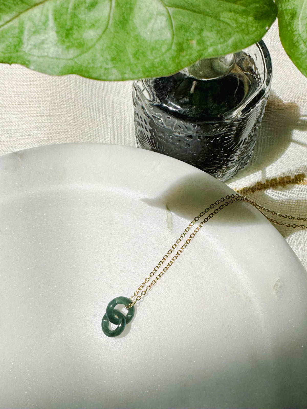 Jade Infinity Necklace