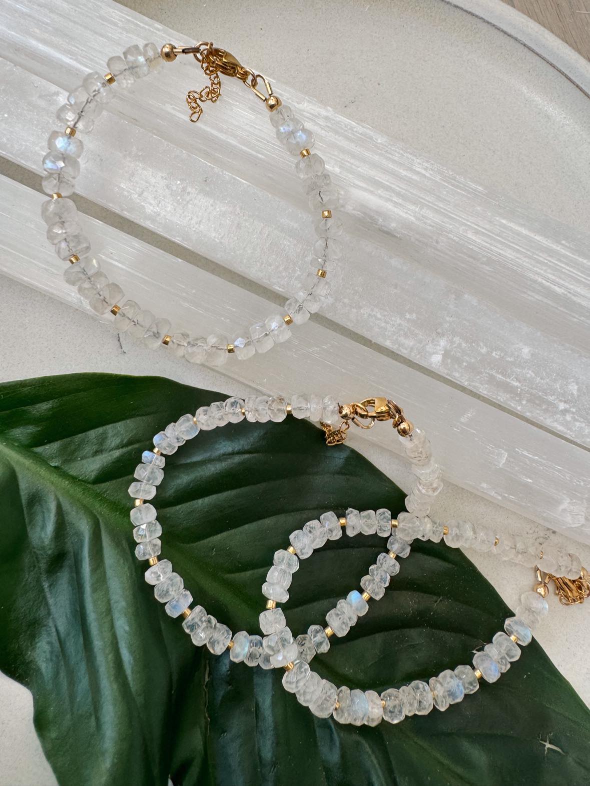 Rainbow Moonstone Bracelet