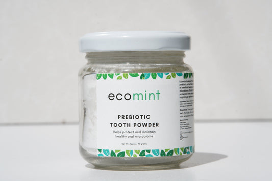 Ecomint Prebiotic Tooth Powder 90g 6x6x8cm