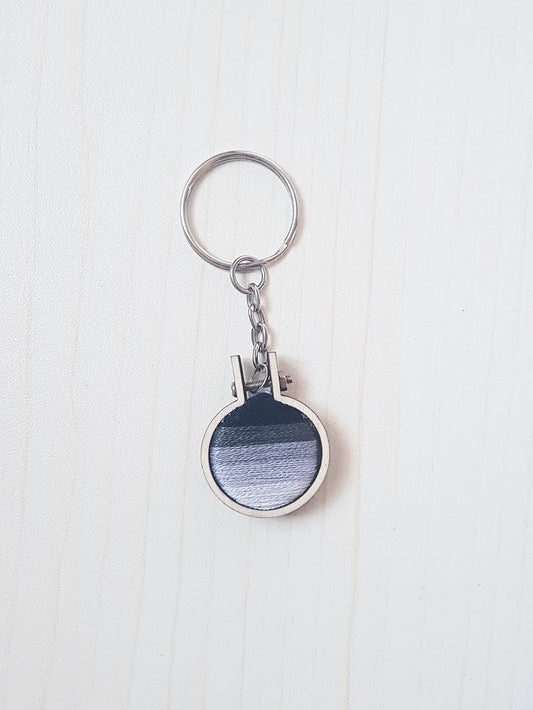 Grayscale Keychain 8x2.54x0.9cm
