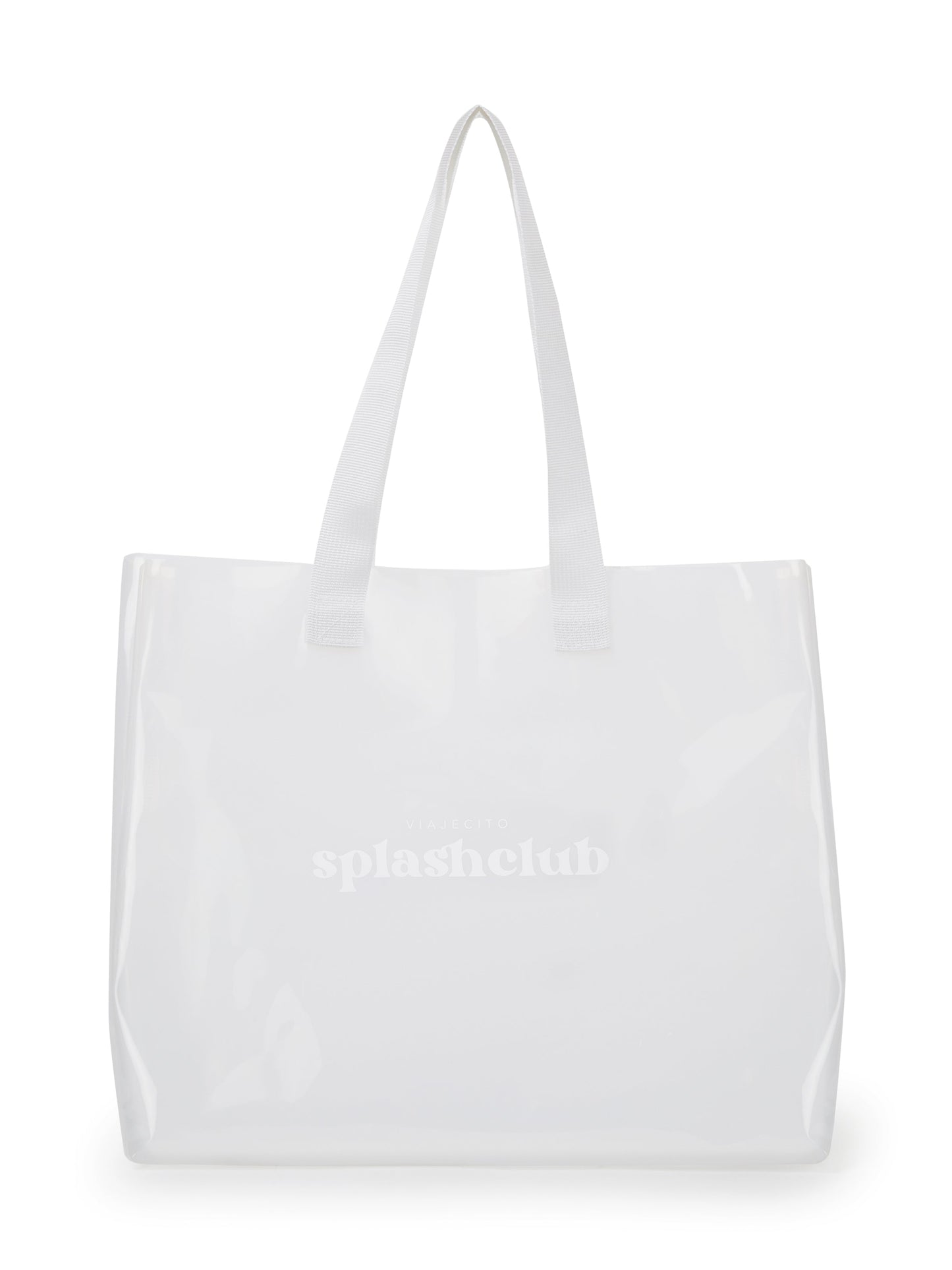 PVC Tote Large - Powder White