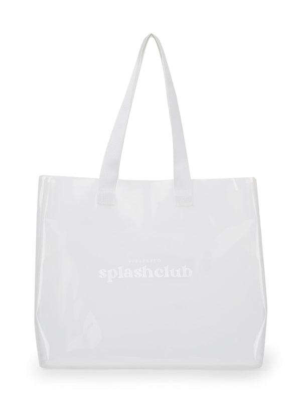 PVC Tote Large - Powder White
