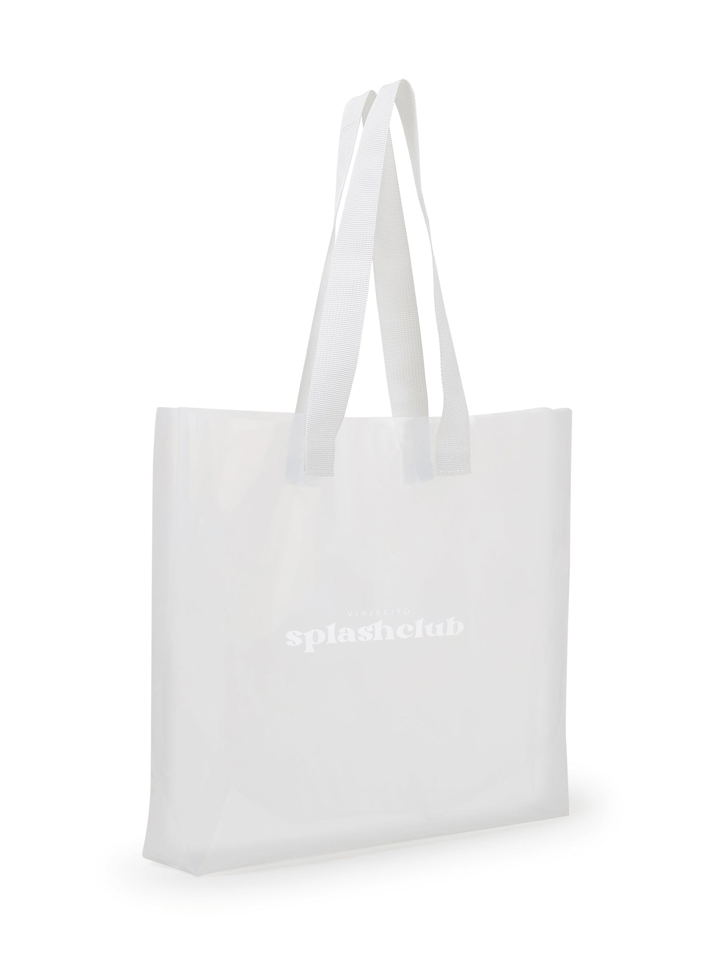 PVC Tote Large - Powder White