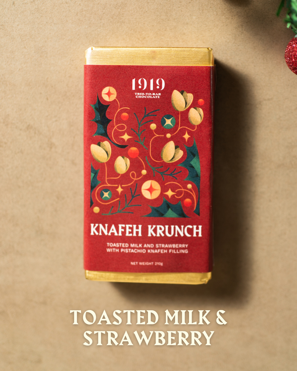 Toasted Milk & Strawberry Knafeh Krunch - Dubai Chocolate