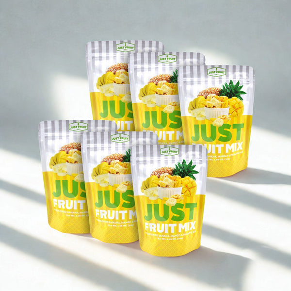 Just Fruit Mix (Banana, Mango & Pineapple) Bundle of 6 packs (30g/pack)