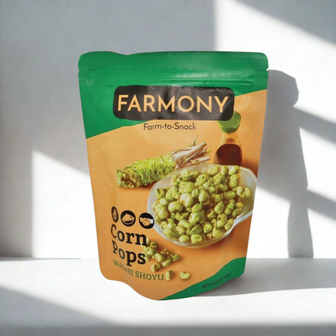 Farmony Corn Pops - Wasabi Shoyu 120g