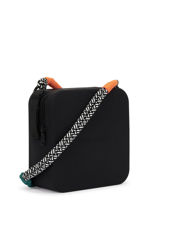 XL Twist Set - Black with Forest Green, Black, White and Orange Short Strap