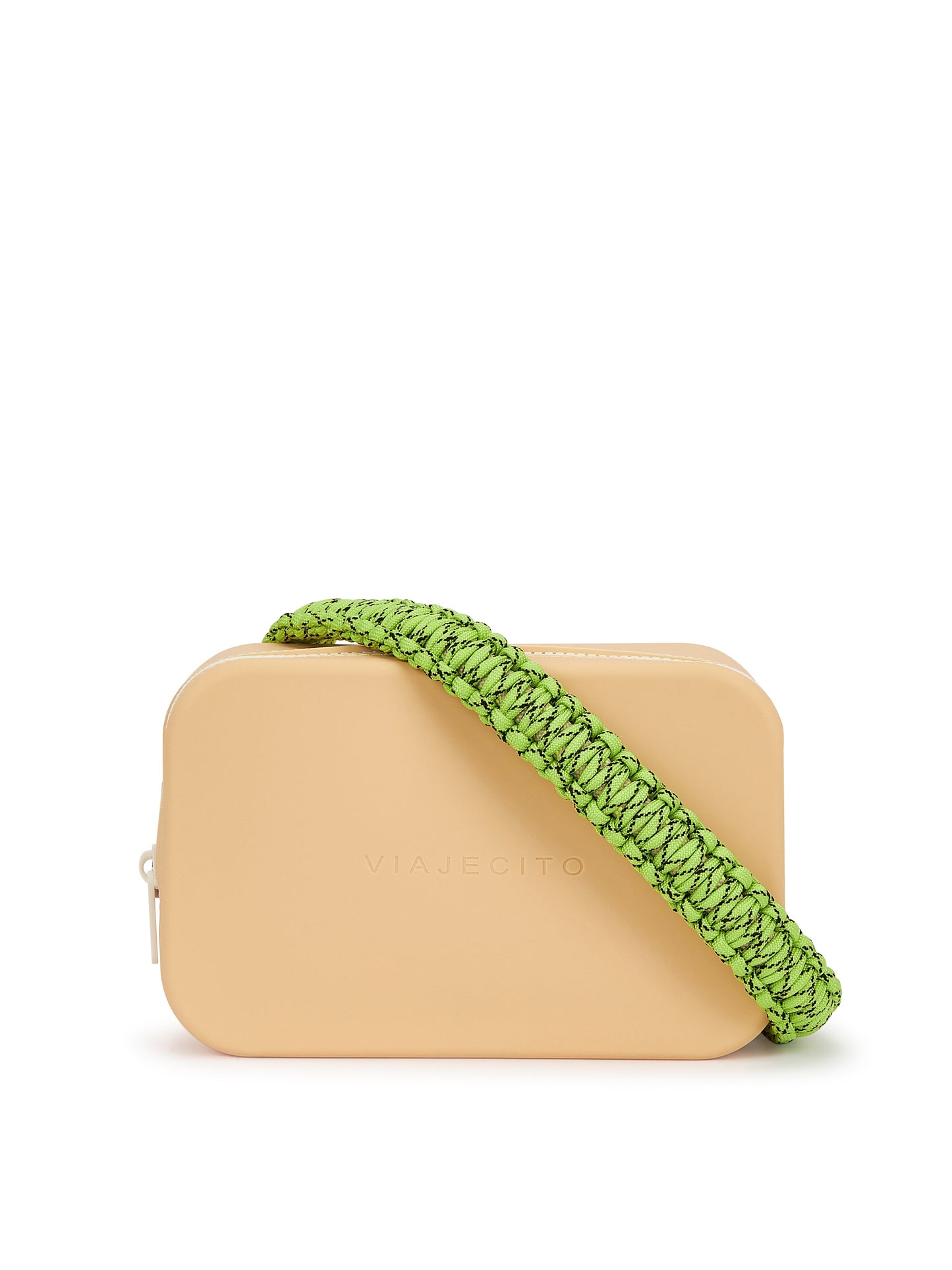 Classic Twist Set - Granola with Neon Green, Neon Blue and Beige Long Strap