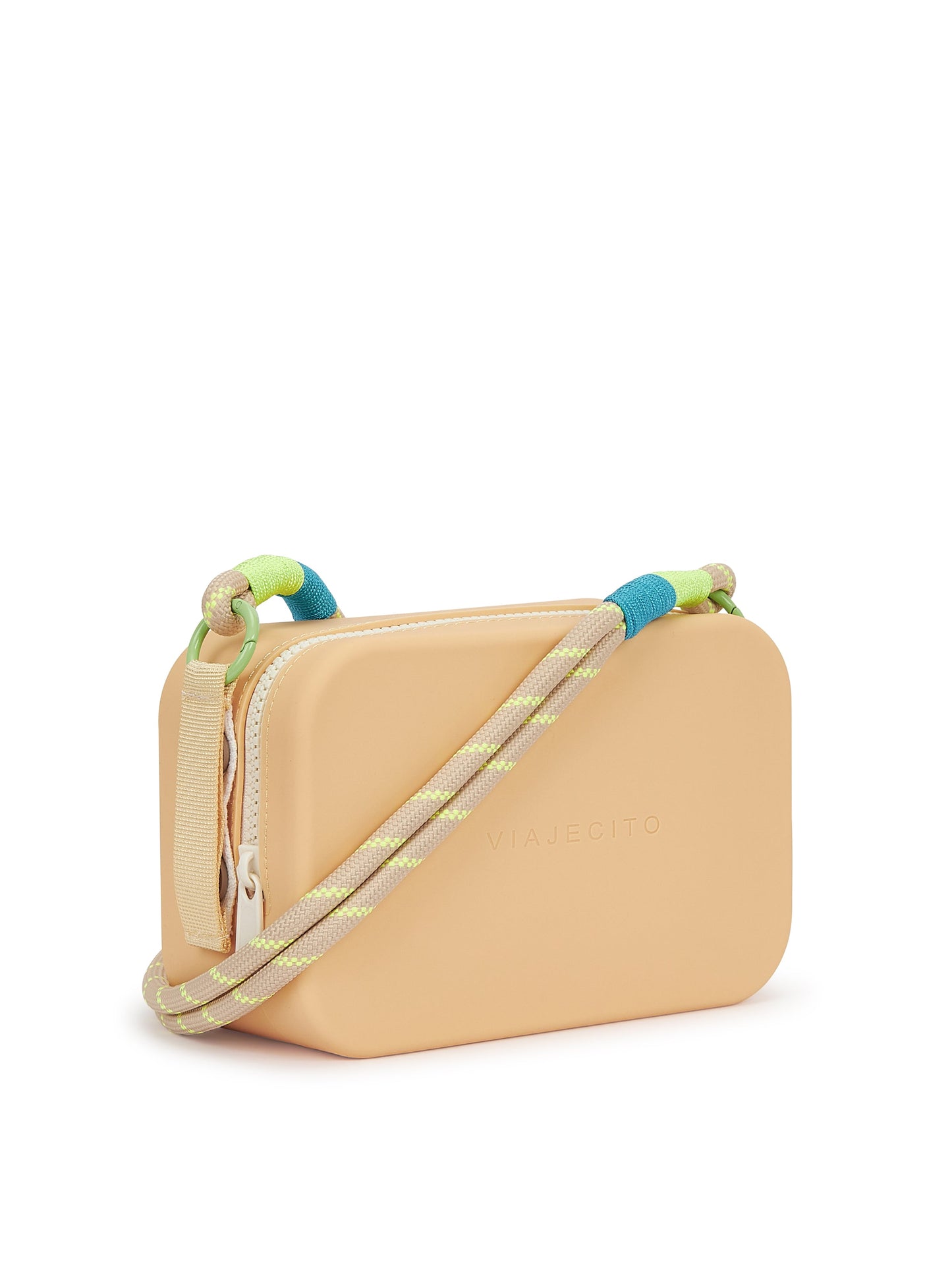 Classic Twist Set - Granola with Neon Green, Neon Blue and Beige Long Strap