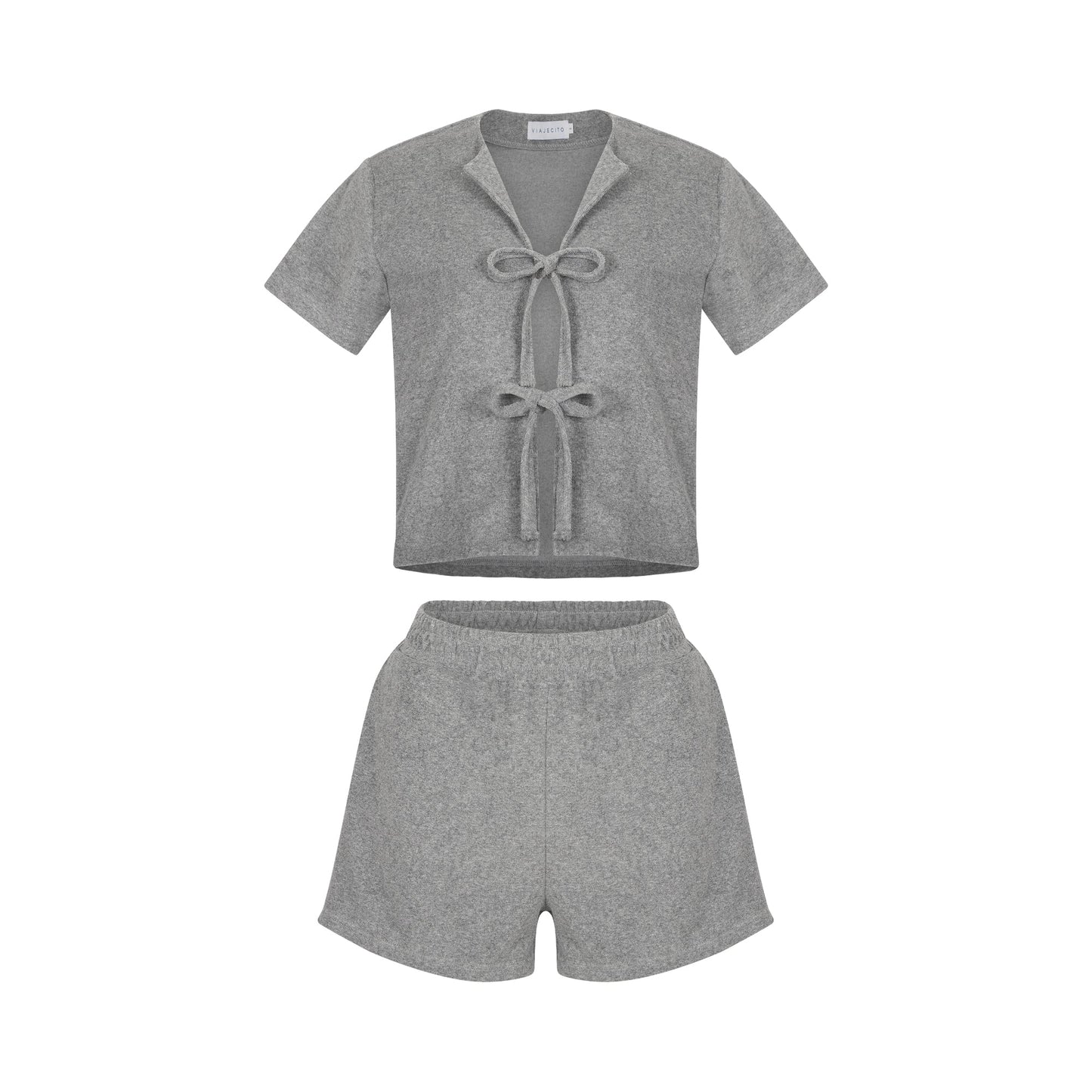The Cozy Day Grey Terry Set