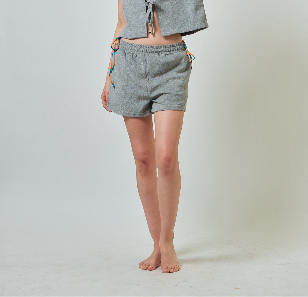 The Cozy Day Grey Terry Shorts