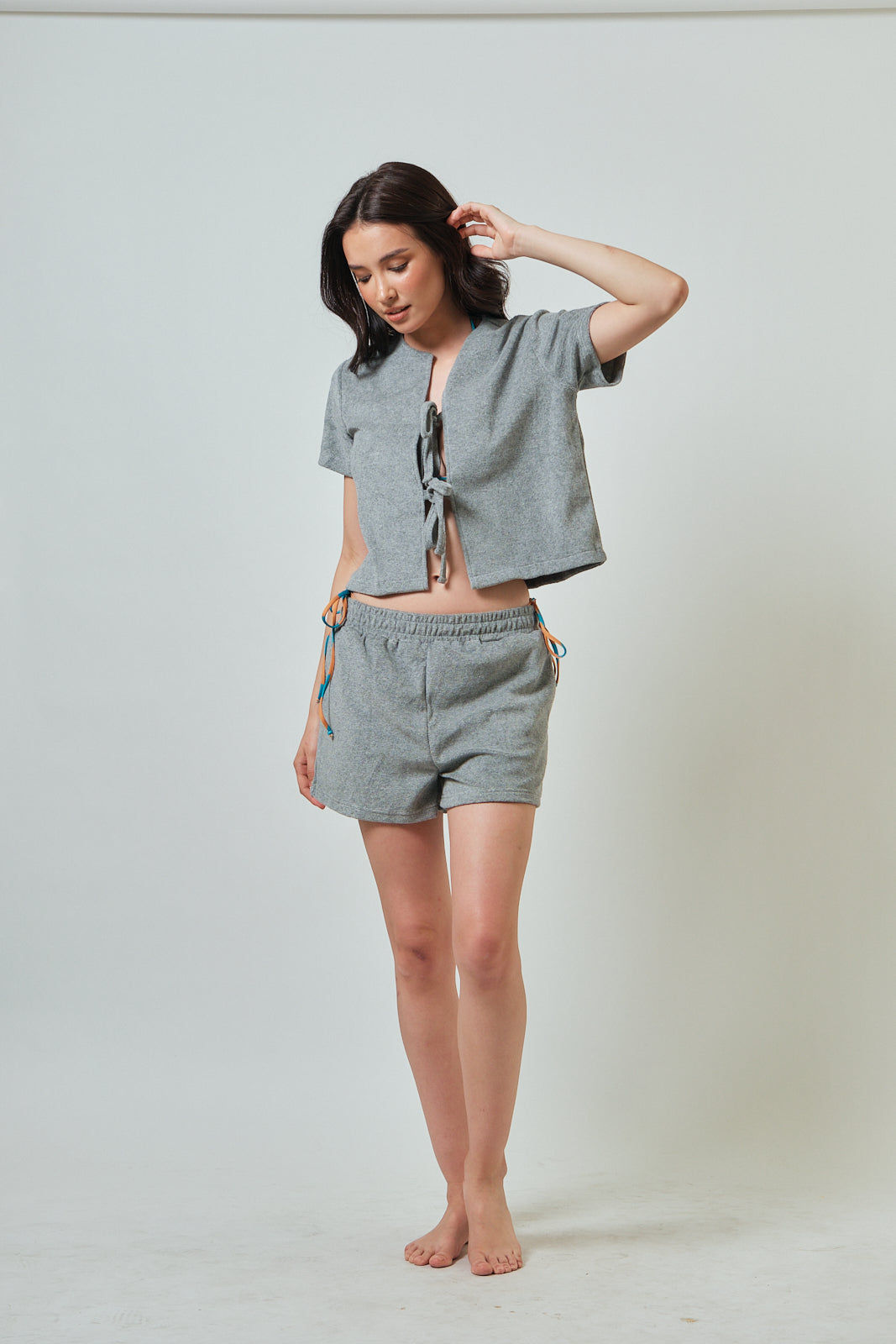The Cozy Day Grey Terry Set