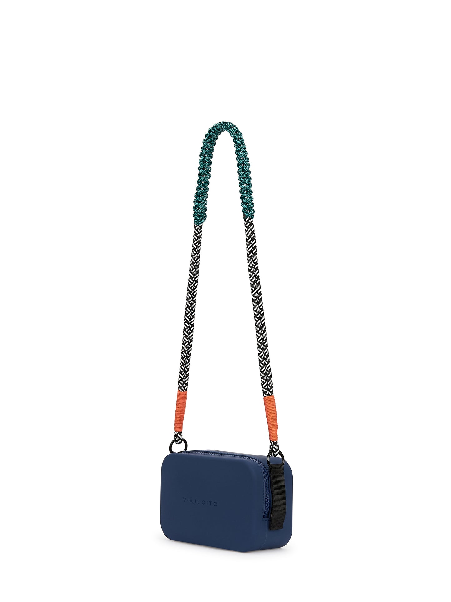 Classic Twist Set - Navy Blue with Forest Green, Black, White & Orange Short Strap