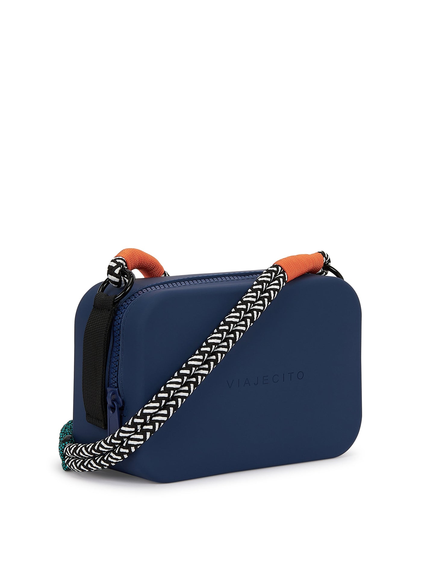 Classic Twist Set - Navy Blue with Forest Green, Black, White & Orange Short Strap