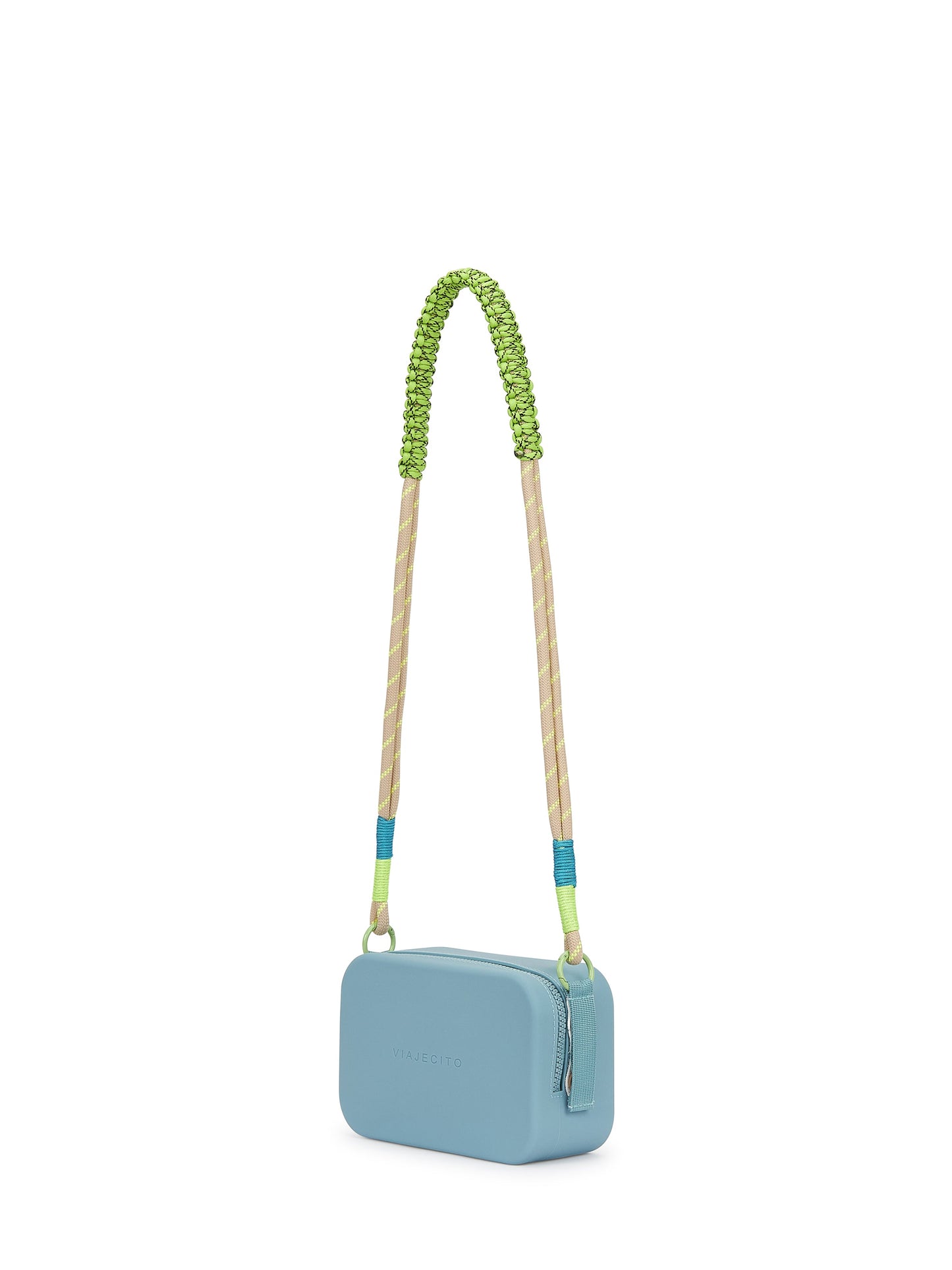 Classic Twist Set - Smoke Blue with Neon Green, Neon Blue and Fog Short Strap