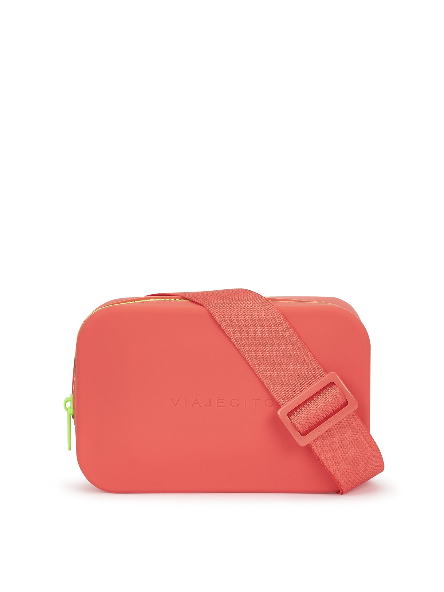 Splashkit Classic Set- Neon Coral with Neon Green Zipper