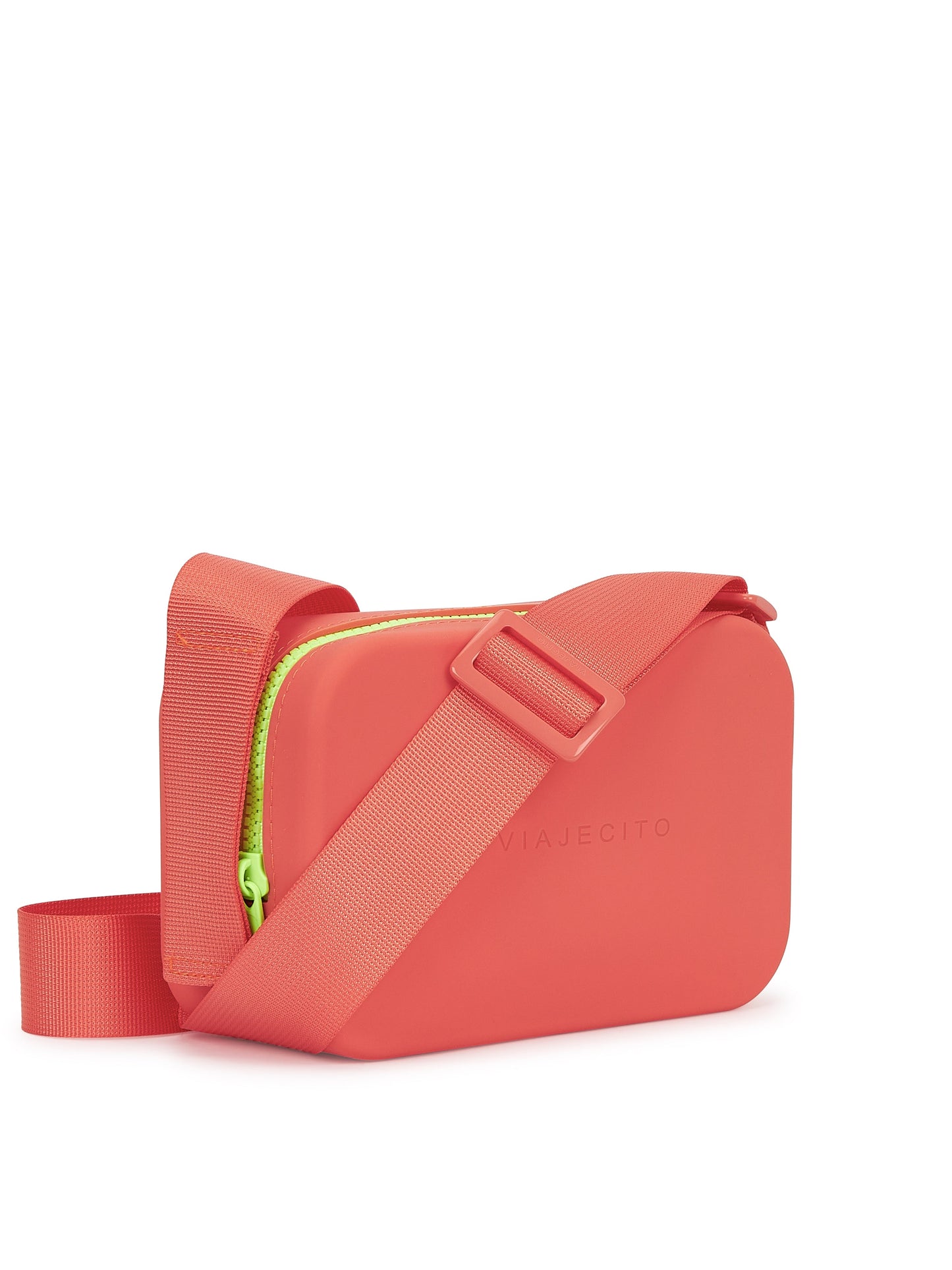 Splashkit Classic Set- Neon Coral with Neon Green Zipper