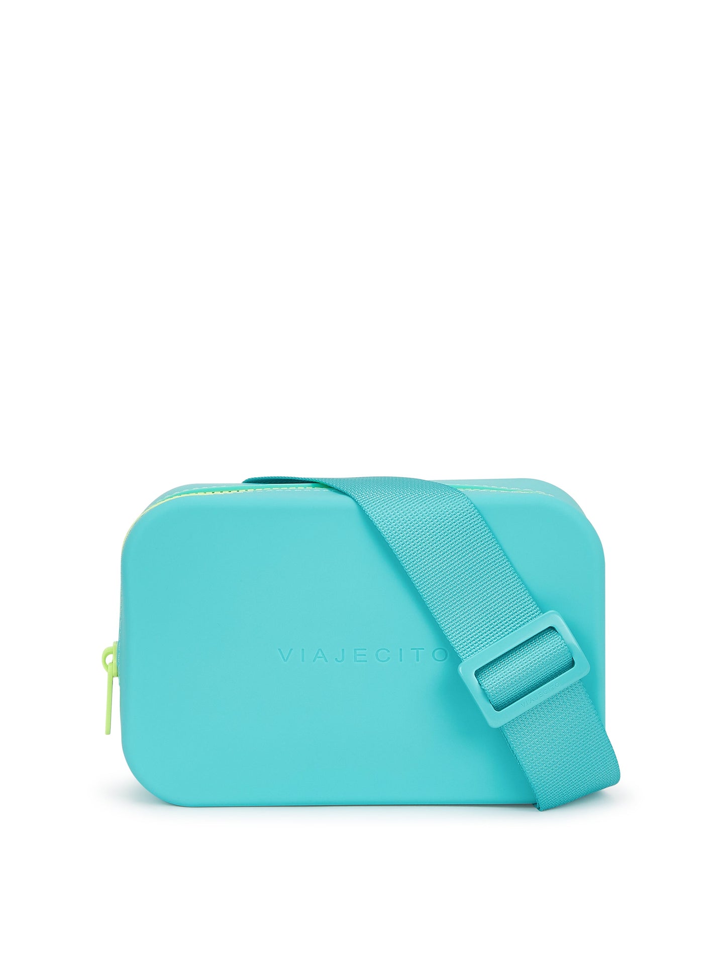 Splashkit Classic Set- Neon Teal with Neon Green Zipper