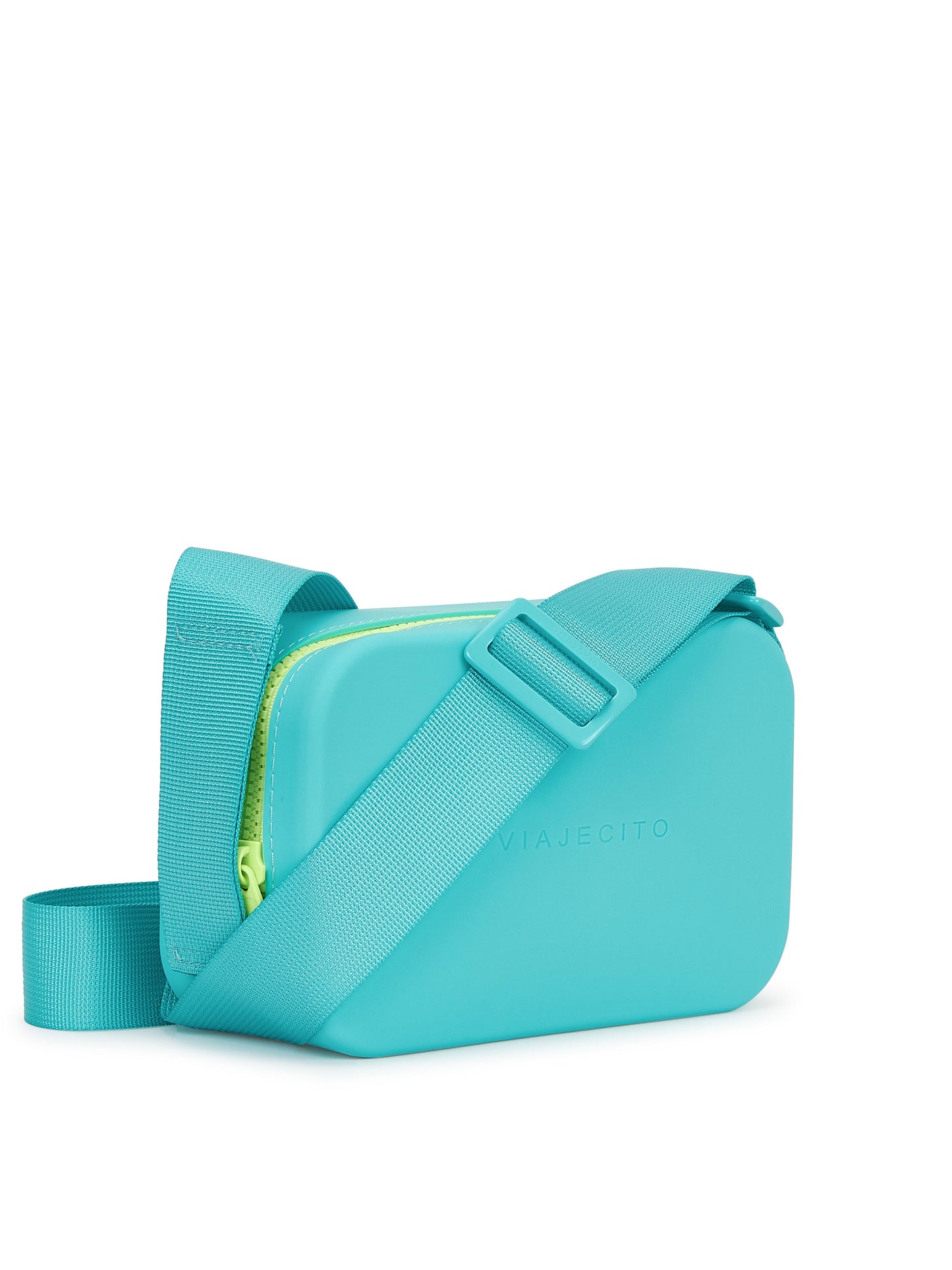 Splashkit Classic Set- Neon Teal with Neon Green Zipper