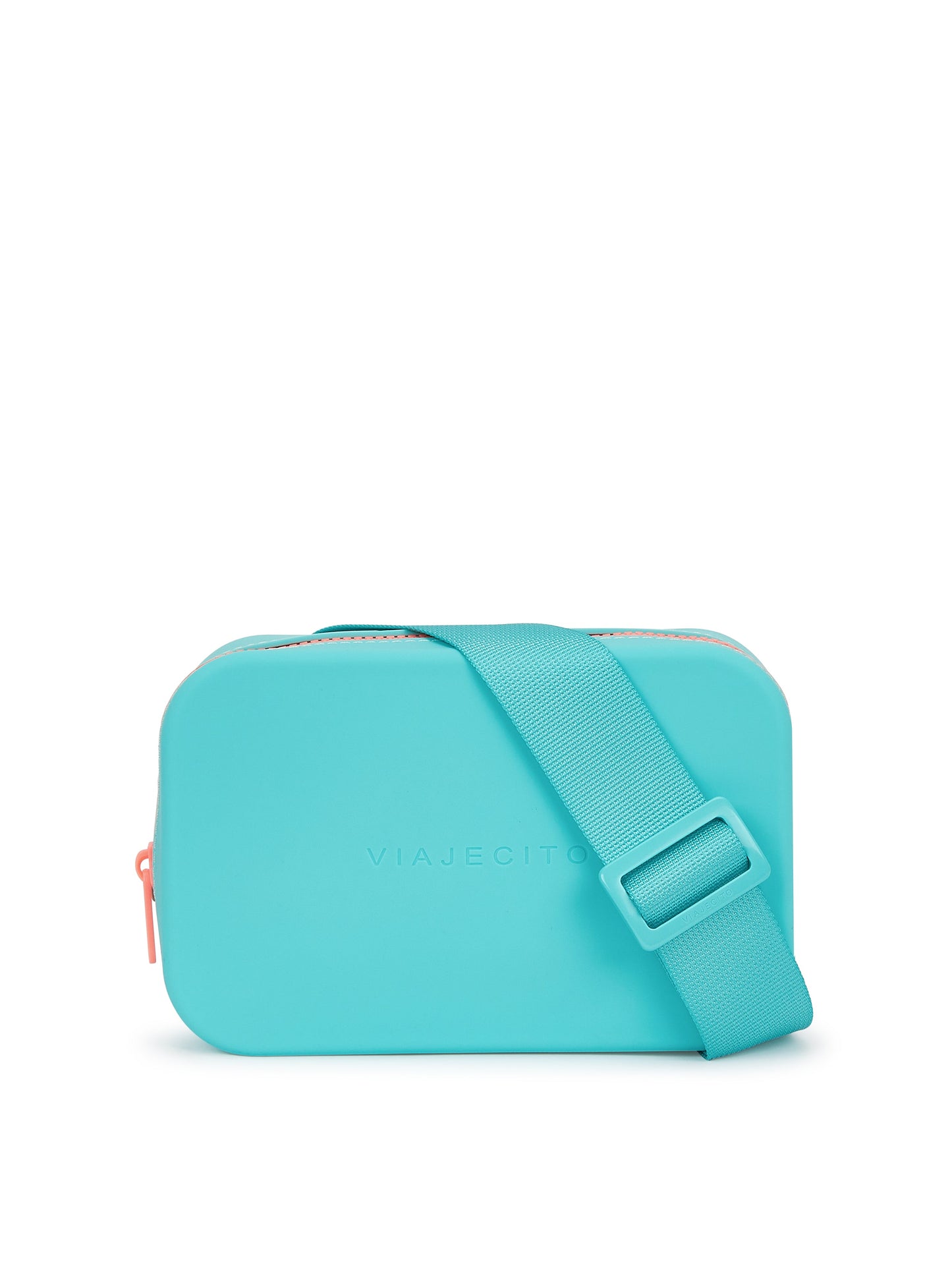 Splashkit Classic Set- Neon Teal with Neon Orange Zipper
