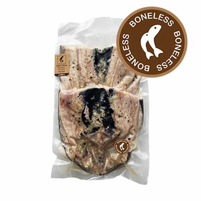 Daing - Boneless Bangus JUMBO 350g (Pre-Cut)
