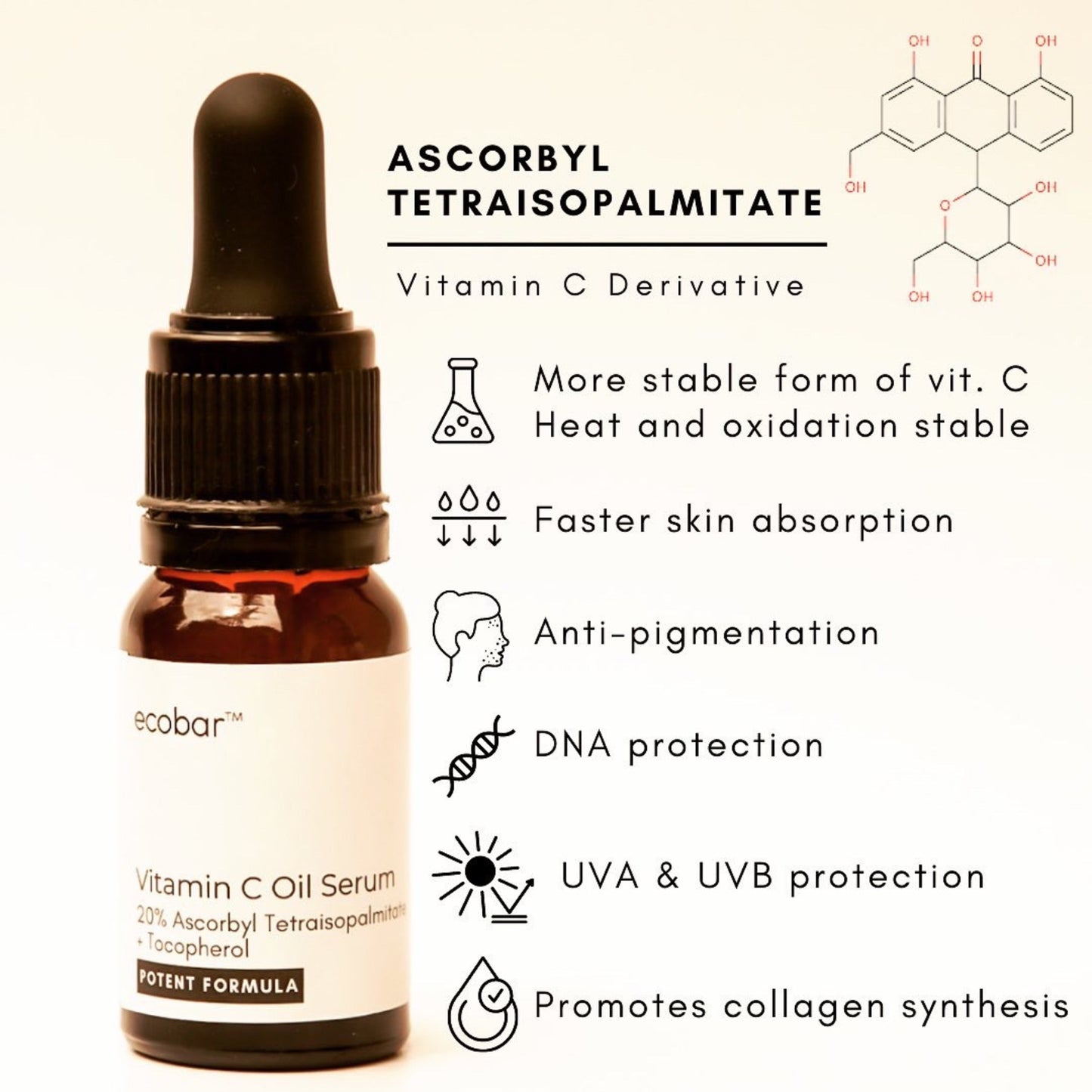 Vitamin C Oil Serum 2.5x2.5x8cm