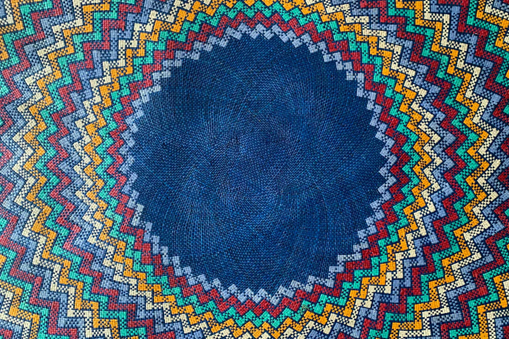 Dark Blue Circular Mat (For Pre-Order) – PiliLokal