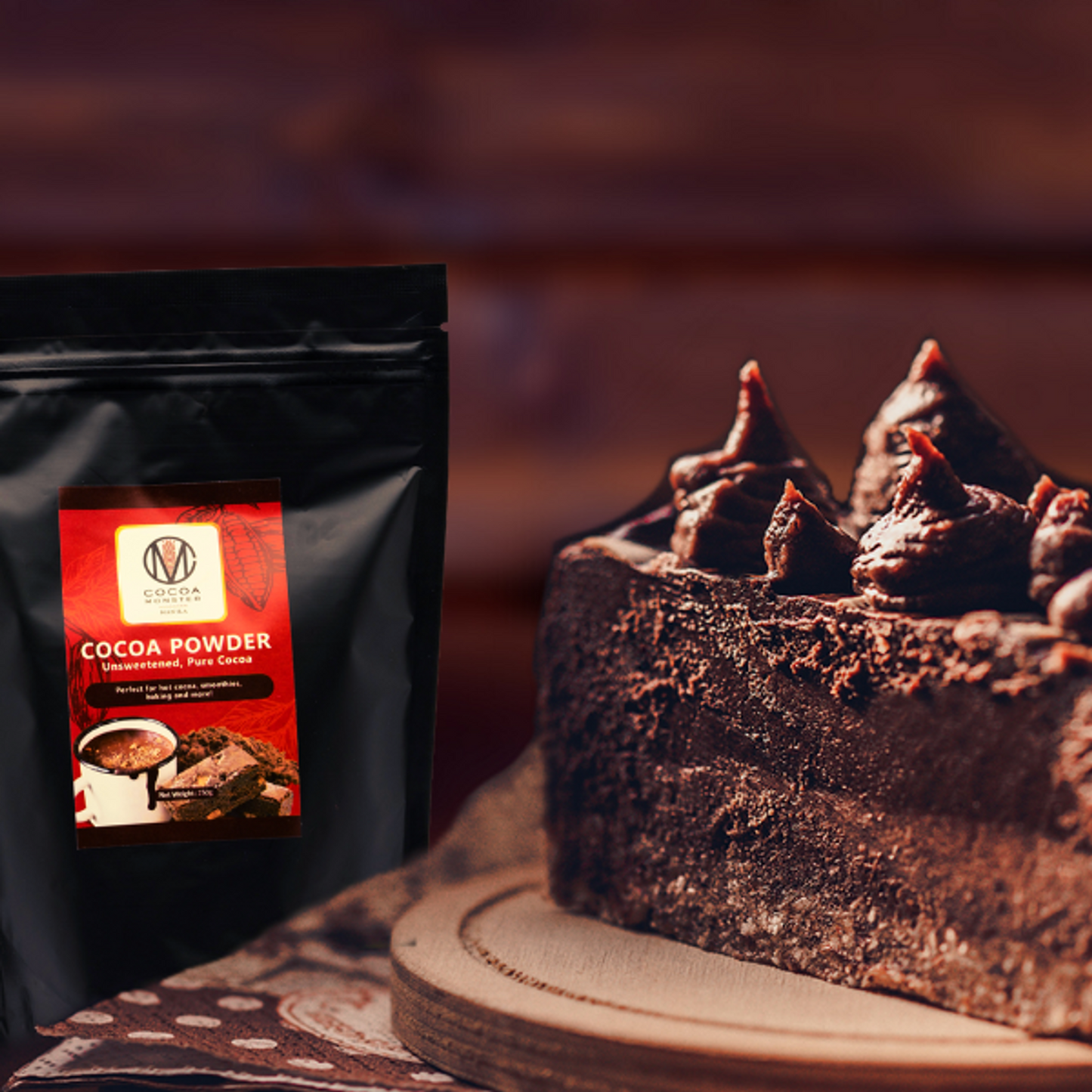 Alkalized Cocoa Powder (Unsweetened / Dutch-Processed)