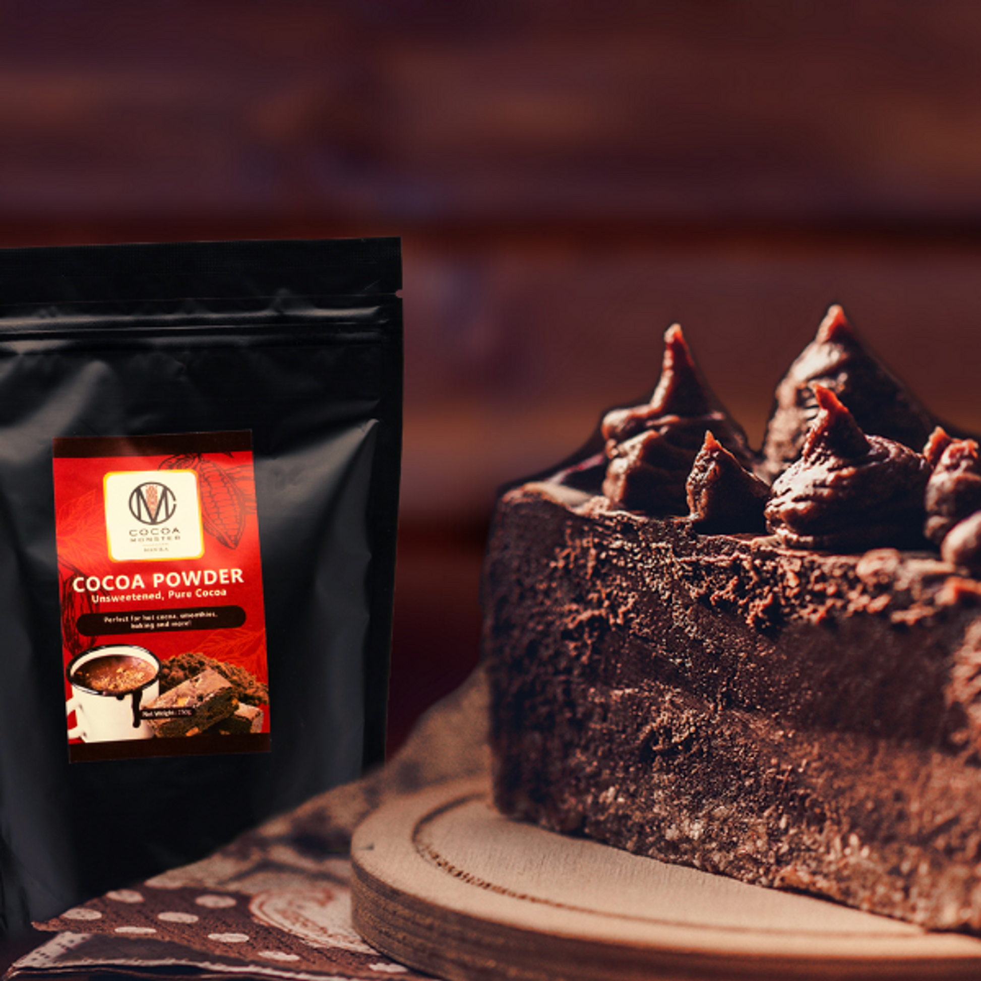 Alkalized Cocoa Powder (Unsweetened / Dutch-Processed)