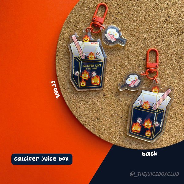 Calcifer Juice Box Charm