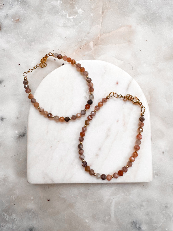 Chocolate Moonstone Bracelet