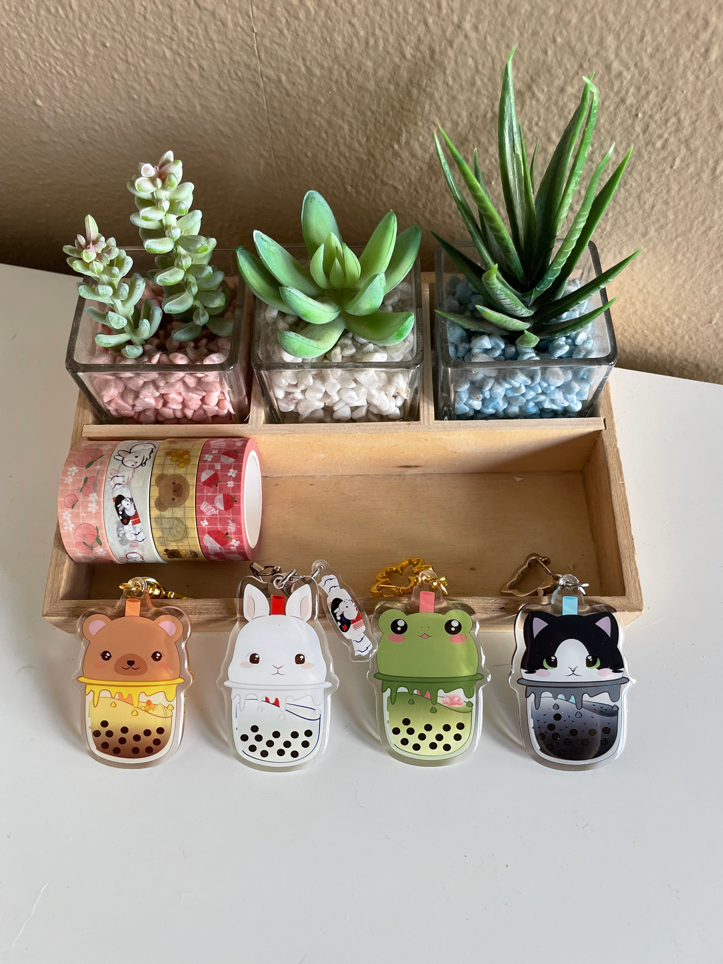 FULL SET - Boba Friends Key Chain