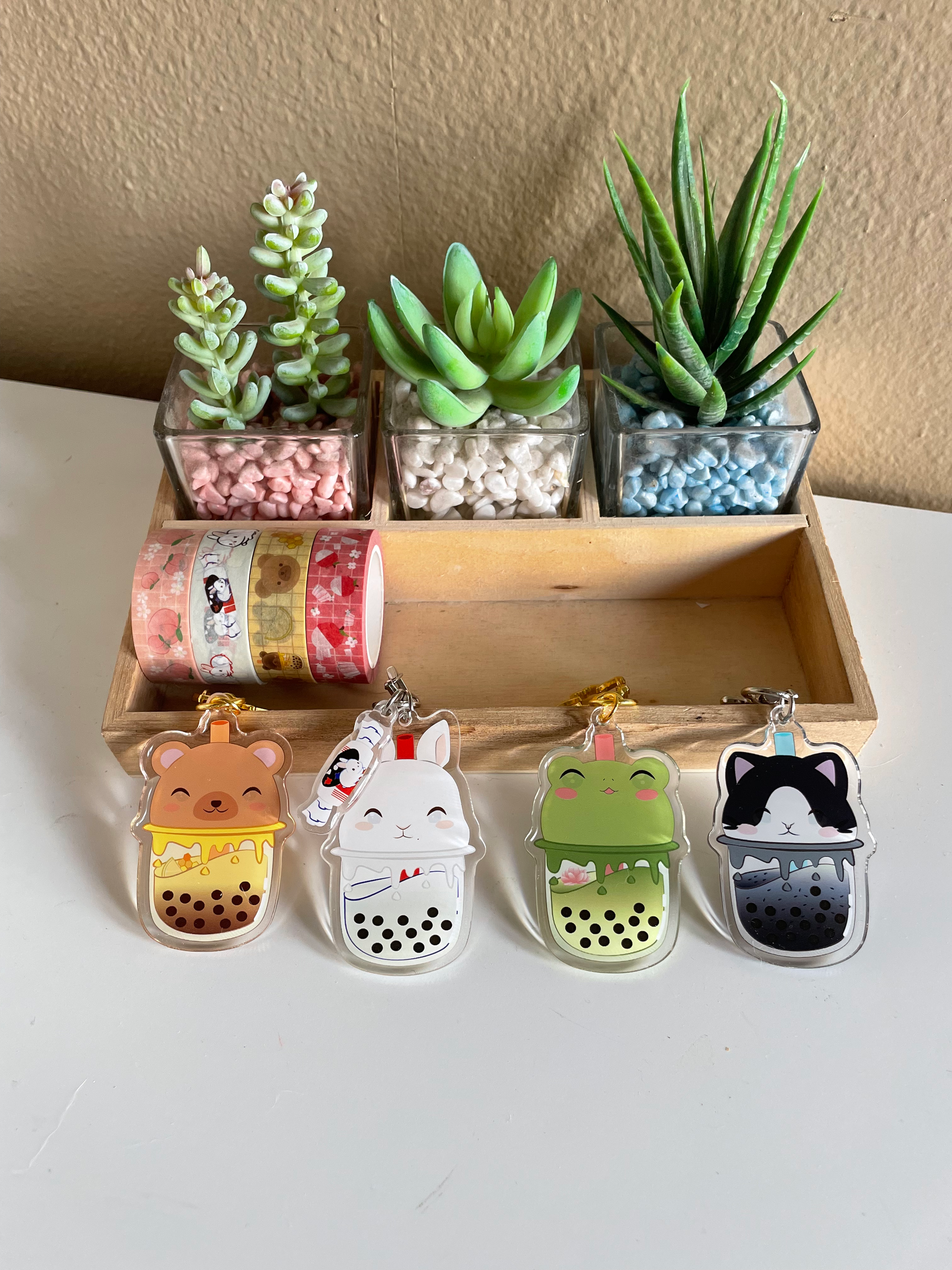 FULL SET - Boba Friends Key Chain