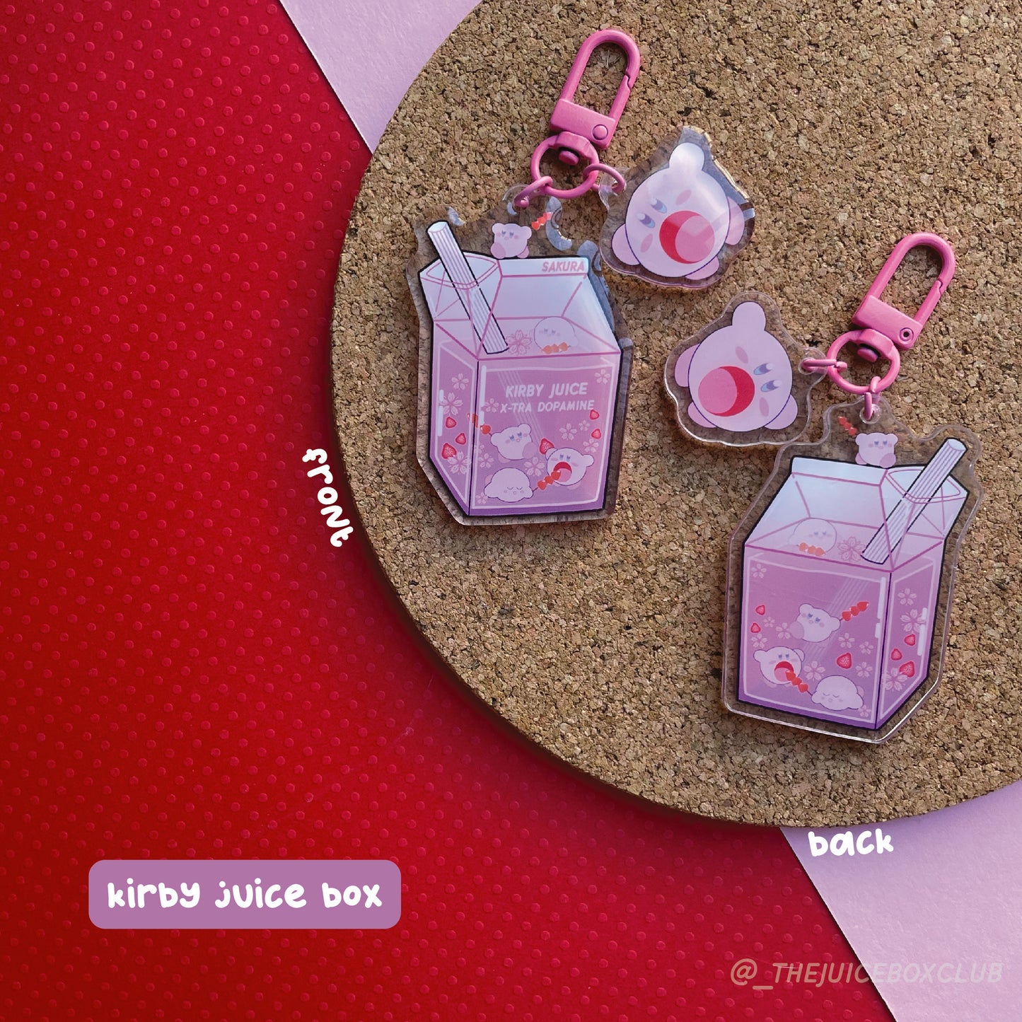Kirby Juice Box Charm