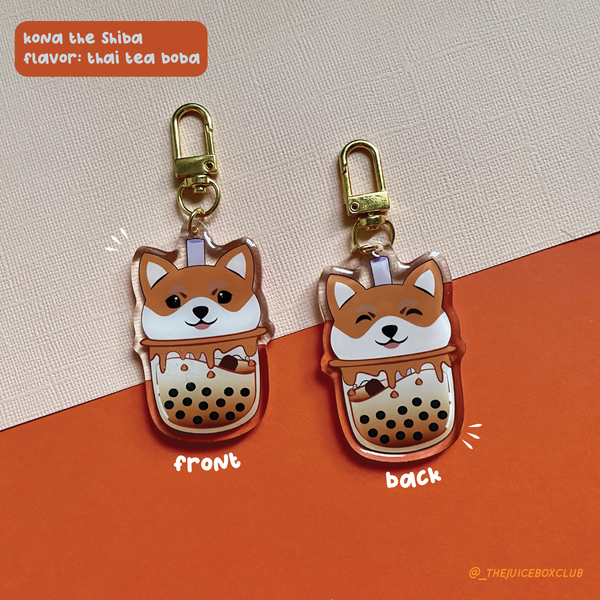 Kona the Shiba - Boba Friends Key Chain