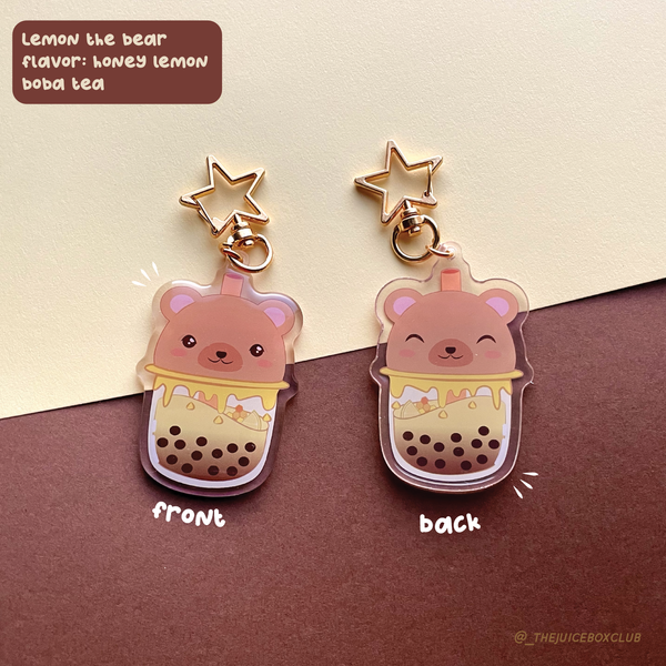 Lemon the Bear - Boba Friends Key Chain