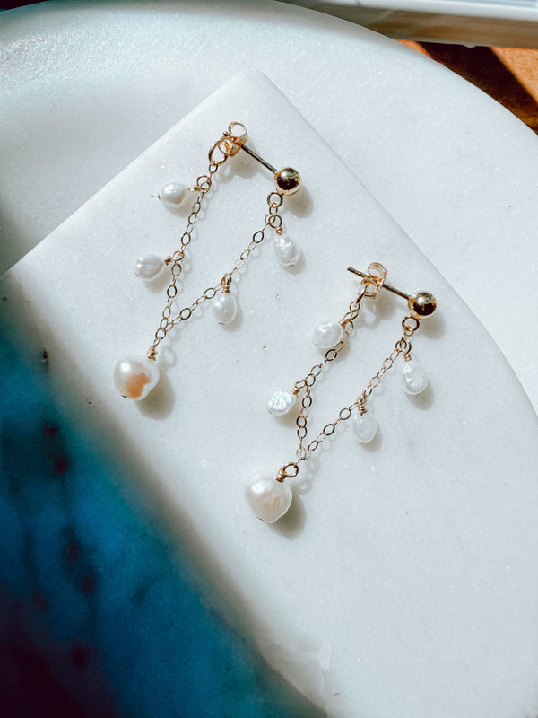 The Pilar Liquid Hoop Earrings