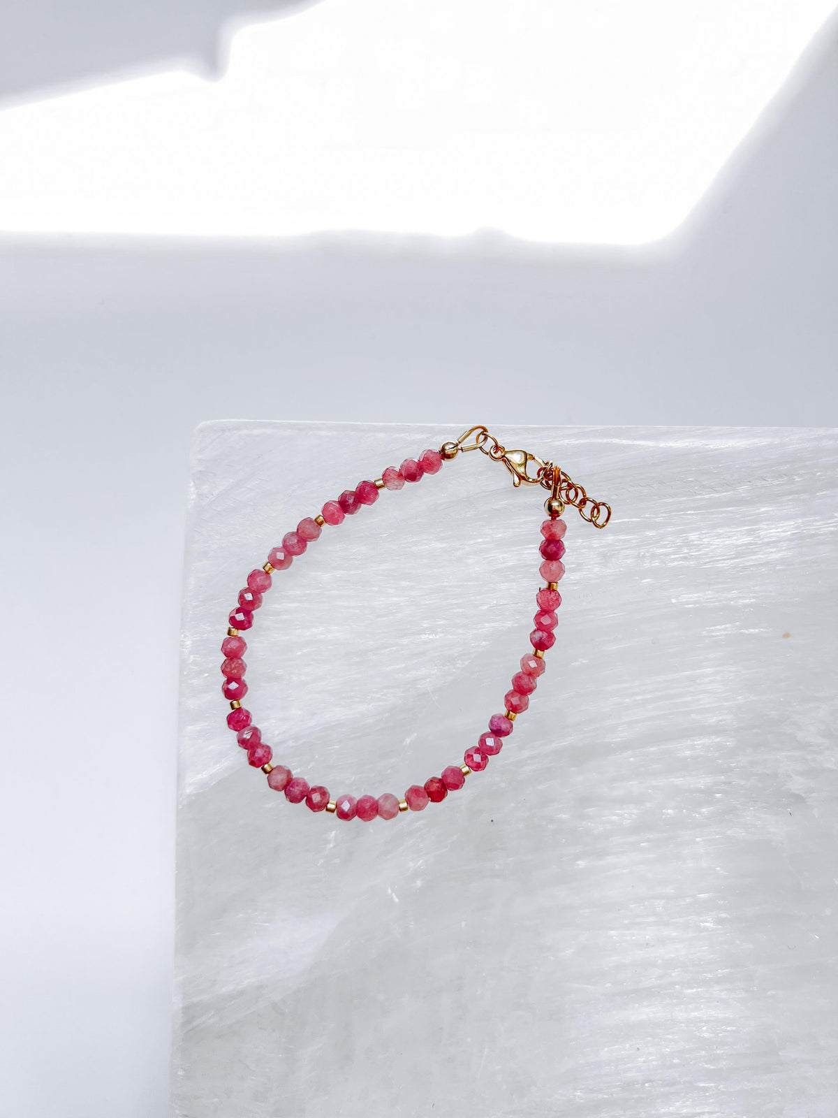 Pink Tourmaline Bracelet