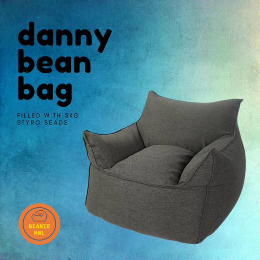 Danny bean bag (Gray) 39.5 x32 x 28.5in