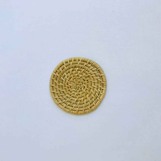 NATURAL ROUND COASTER 10cm