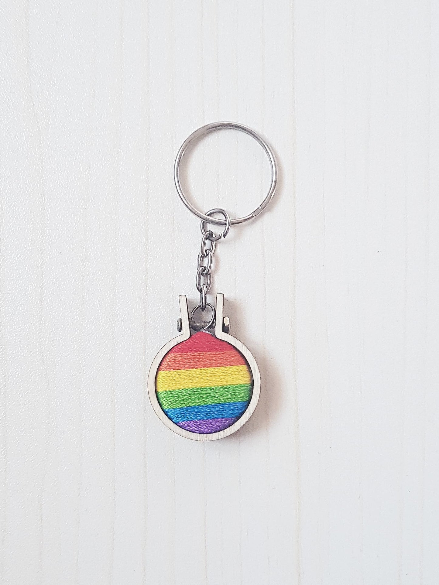 Rainbow Keychain 8x2.54x0.9cm